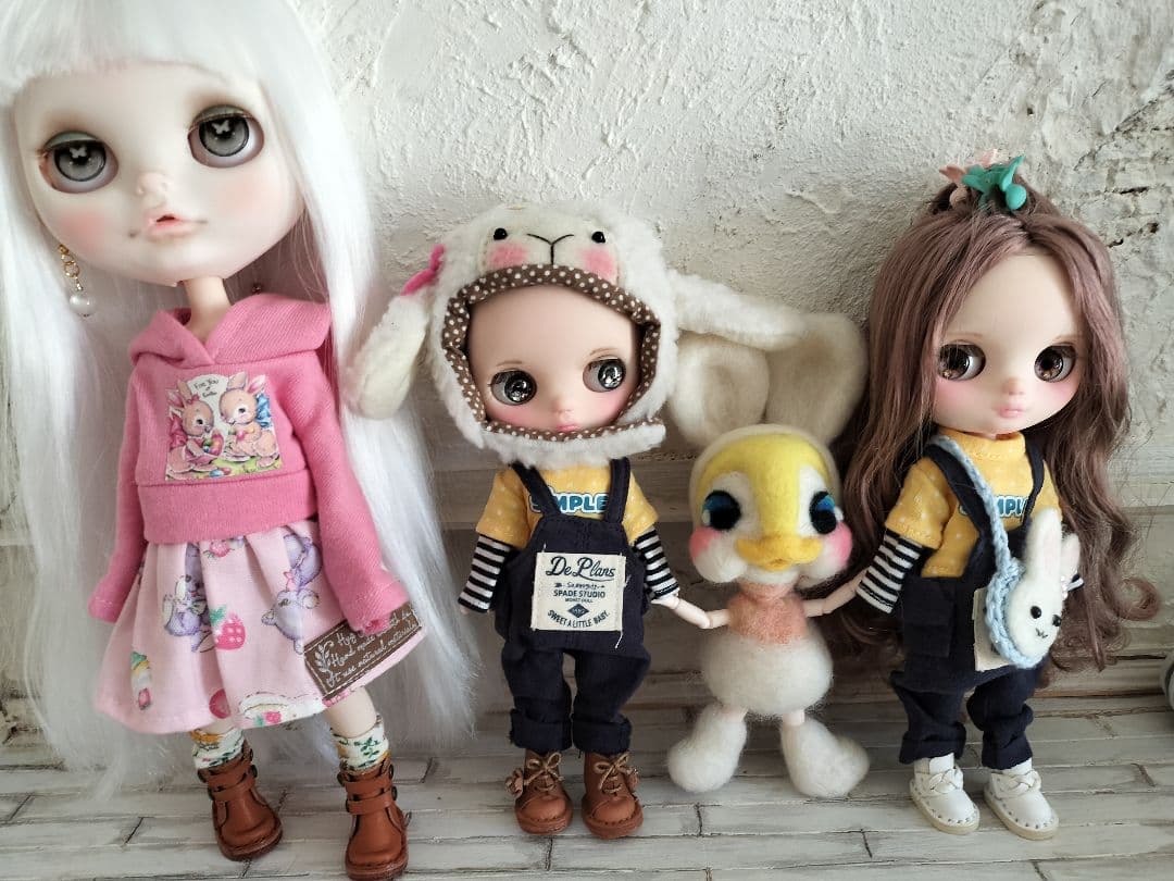 専用★ドールのお友達★アヒルちゃん★アイシードール★オビツ★羊毛フェルト