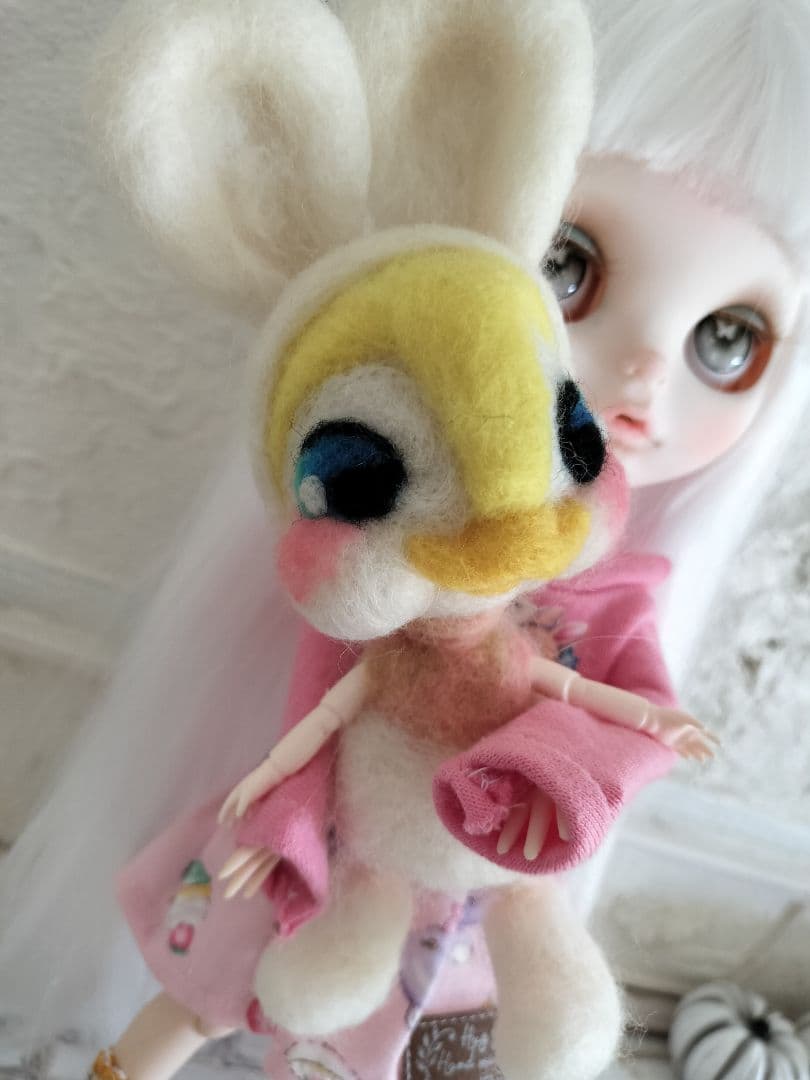 専用★ドールのお友達★アヒルちゃん★アイシードール★オビツ★羊毛フェルト
