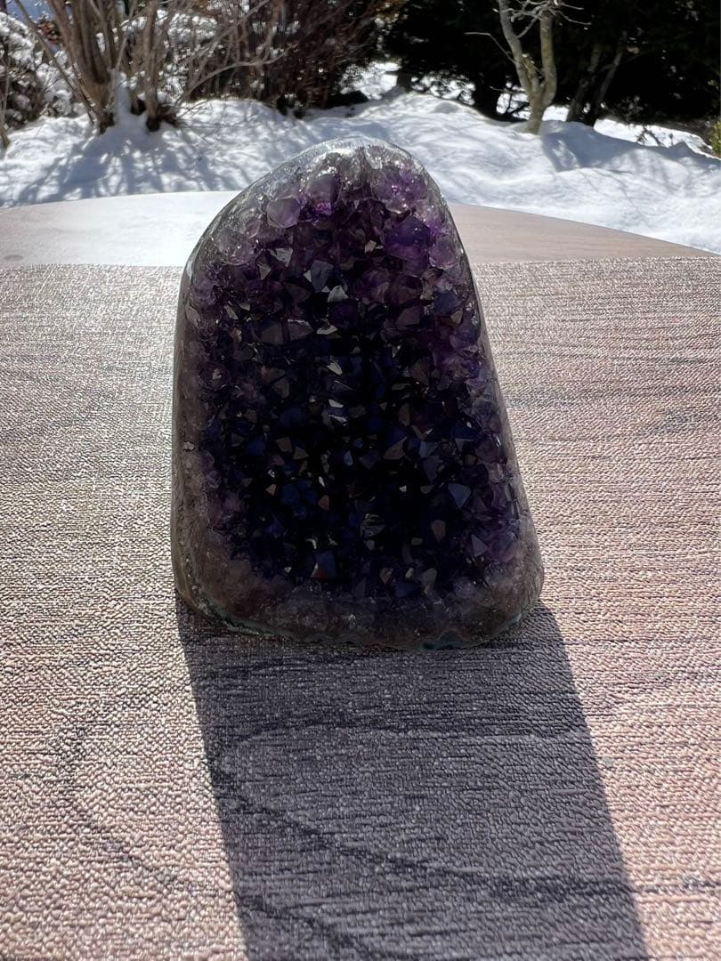 A452 高品質アメジストドーム パワーストーン 紫水晶 天然石 置き物