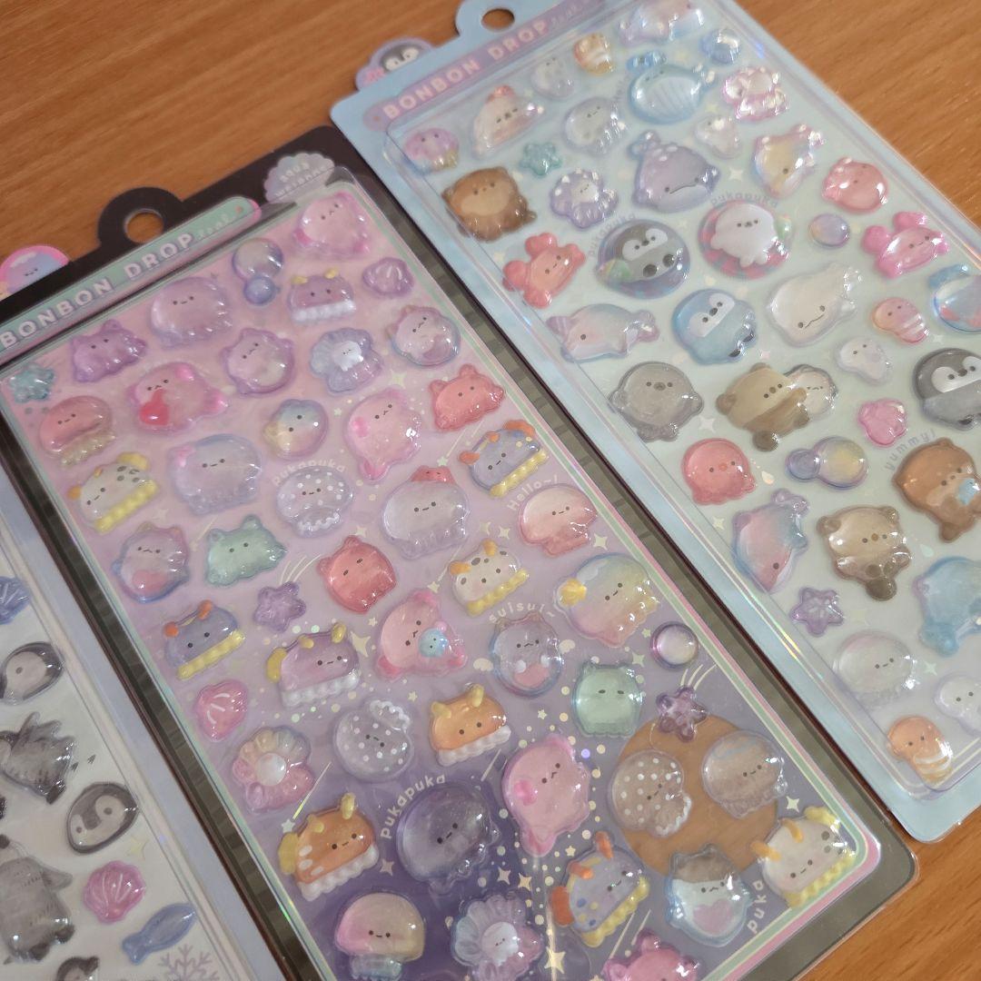 ボンボンドロップシール『正規品』 水族館限定4セット - メルカリ