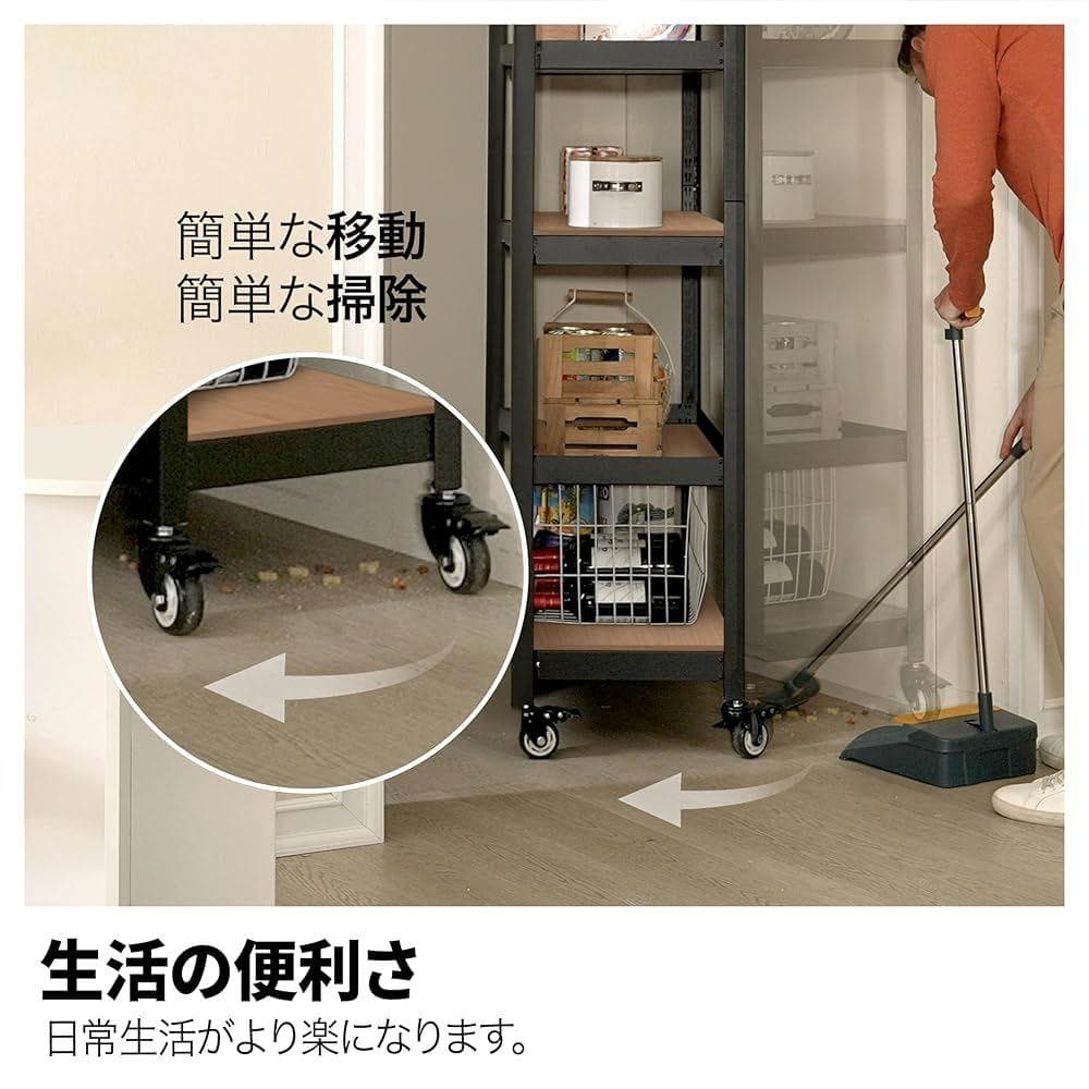 DANT House スチールラック5段 幅120 奥行45 高さ191