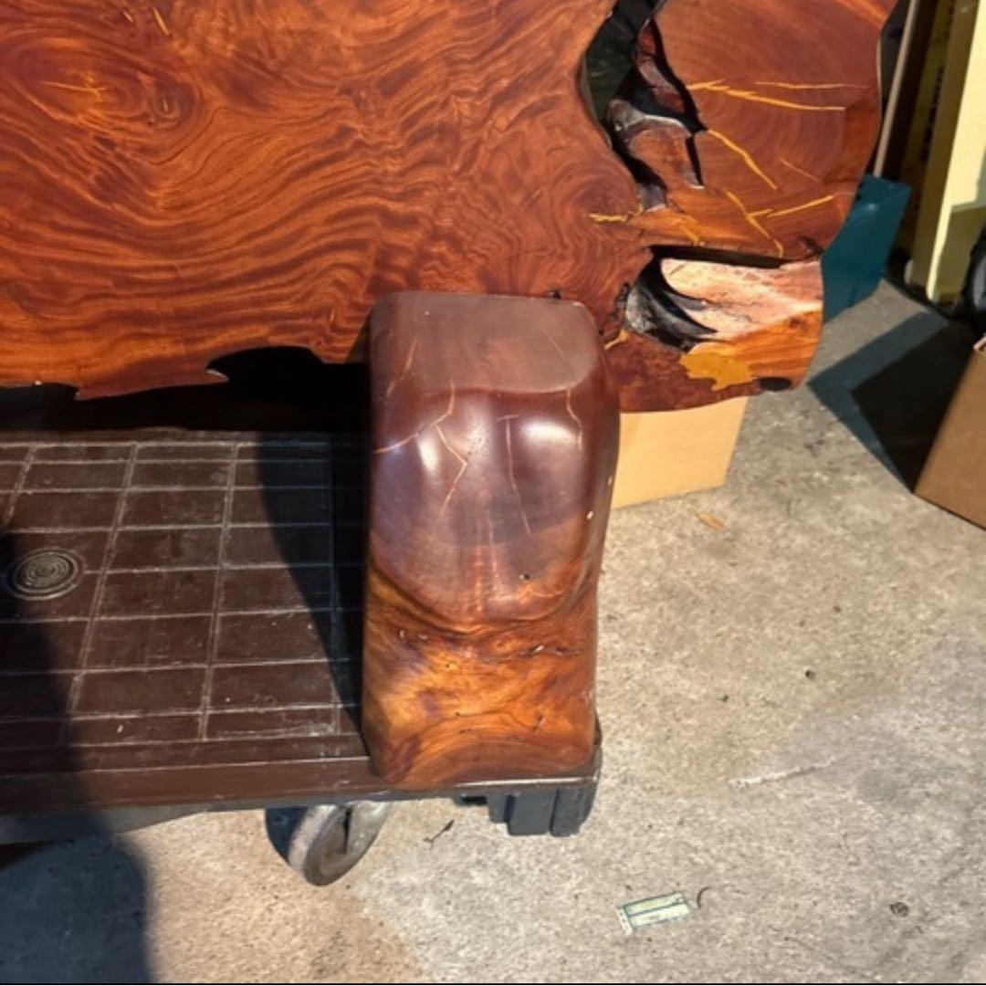 一枚板衝立　 サイズは横約140✖️高さ110 板厚7センチ　玄関にどっしり