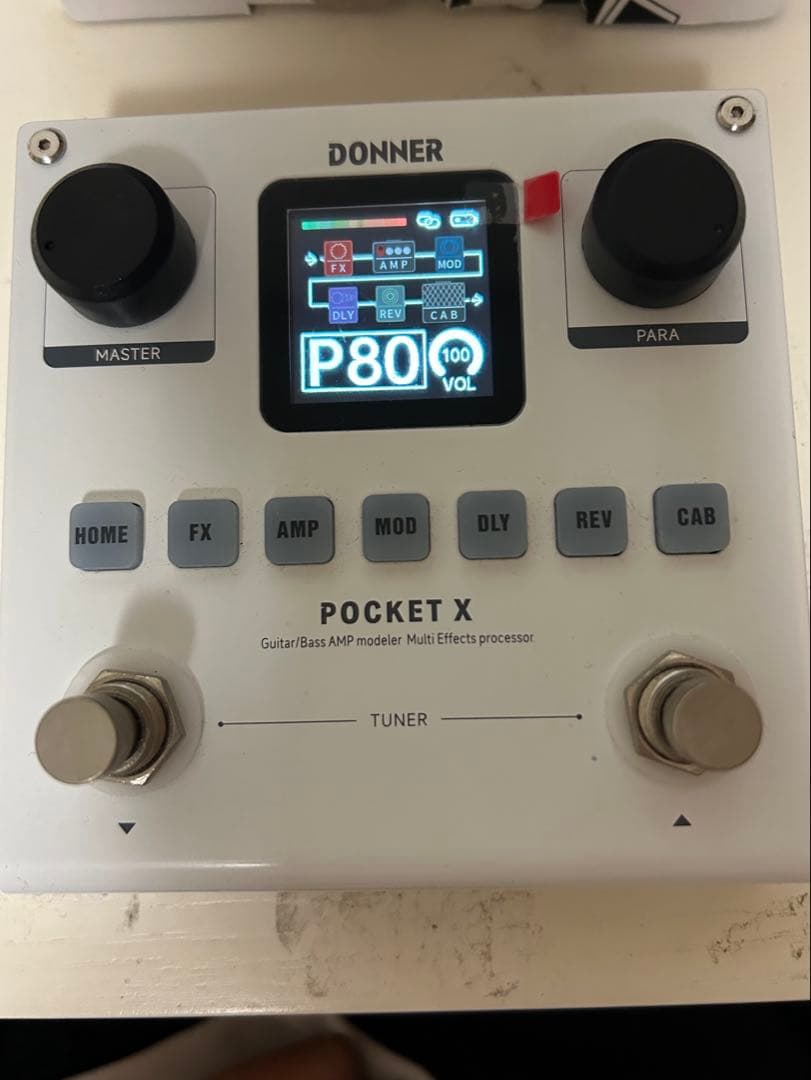 PocketX DONNER マルチエフェクター ギター ベース - メルカリ