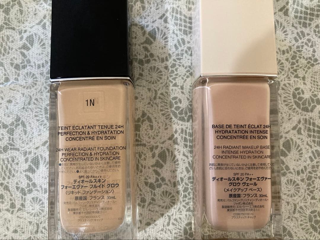 【美品】ディオールスキン フォーエバーフルイドグロウ1N グロウベール