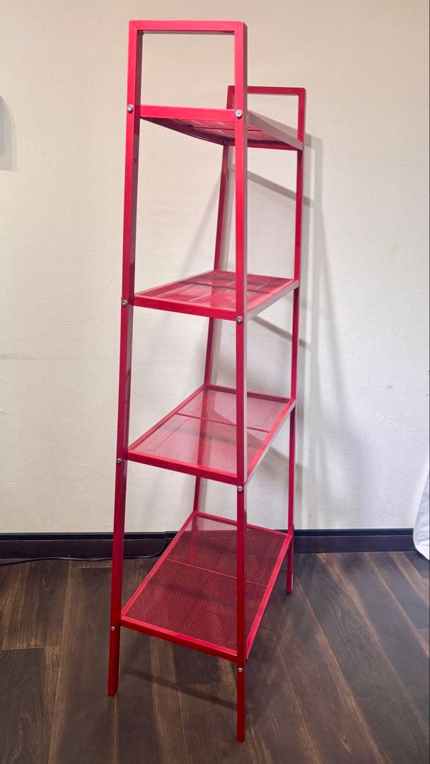 希少！新品・未使用品！IKEA LERBERG レールベリ 廃盤カラー レッド