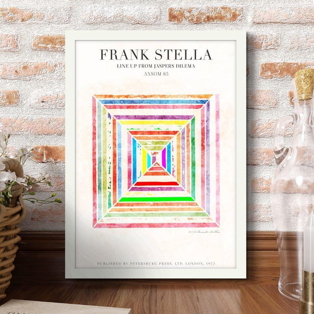 フランク・ステラ 展ポスター ヴィンテージ - メルカリ