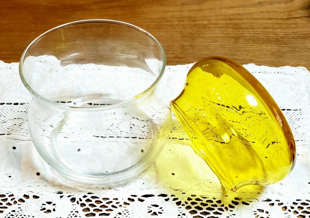 アデリア ガラス キャニスター キャンディーポット 3個セット 新品