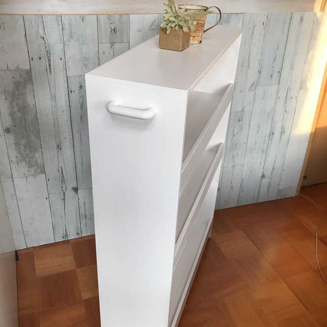 すき間収納 シェルフ 飾り棚 幅20cm パイン集成材