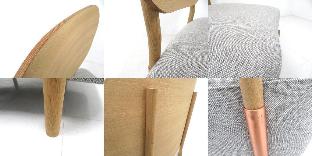 展示品 カリモク ドラドラ 北欧 オーク材 ソファ ラウンジチェア