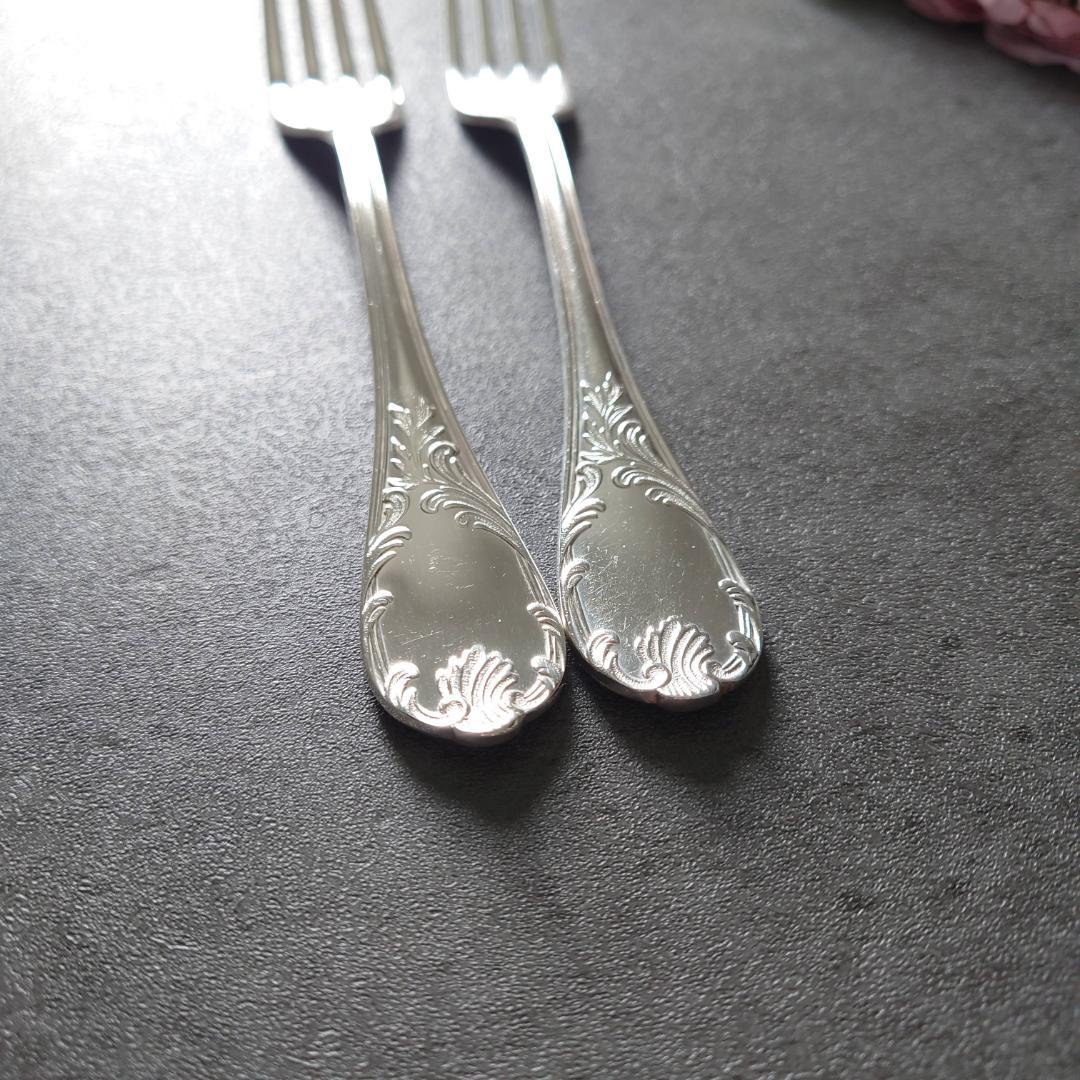 クリストフル マルリー デザートフォーク 2点