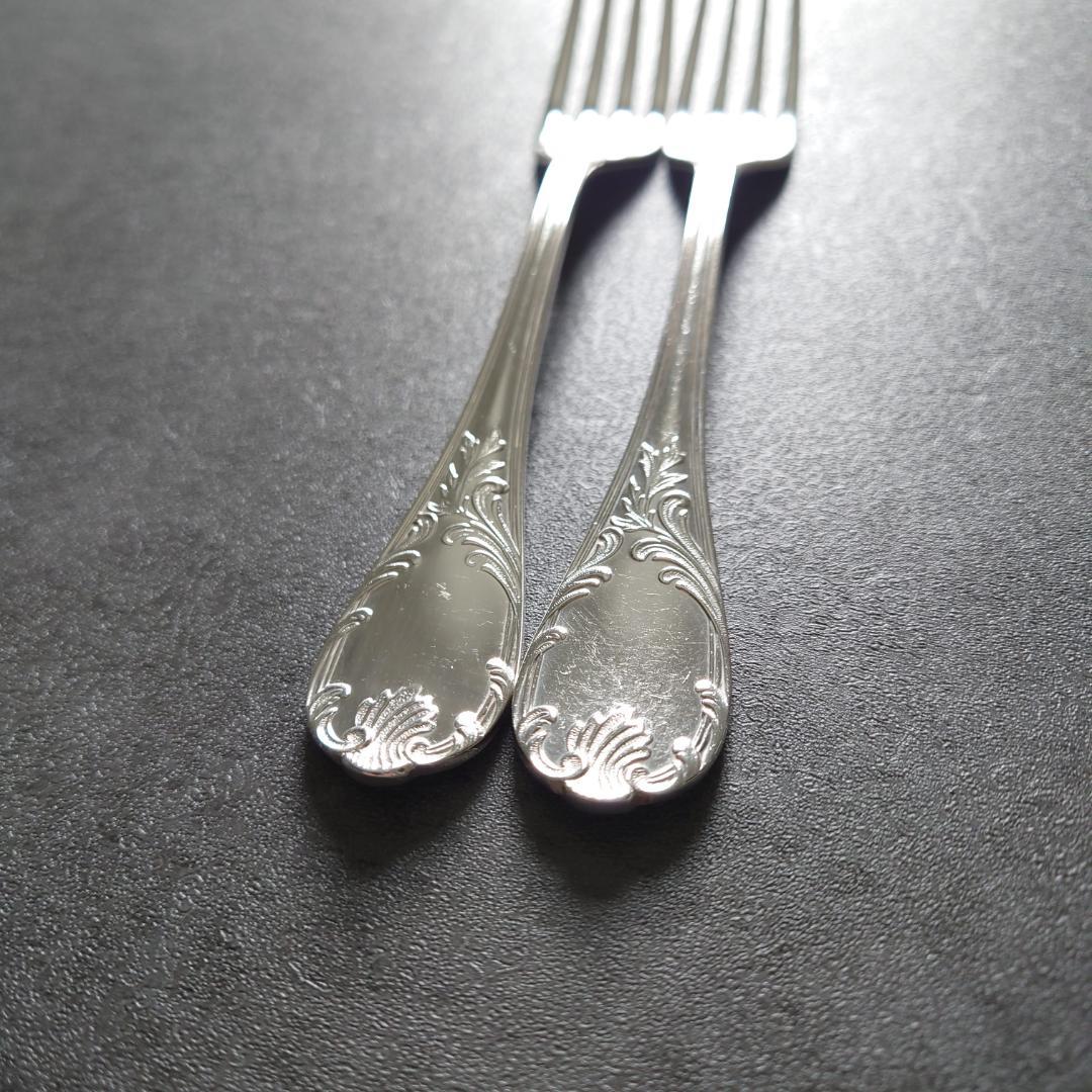 クリストフル マルリー デザートフォーク 2点