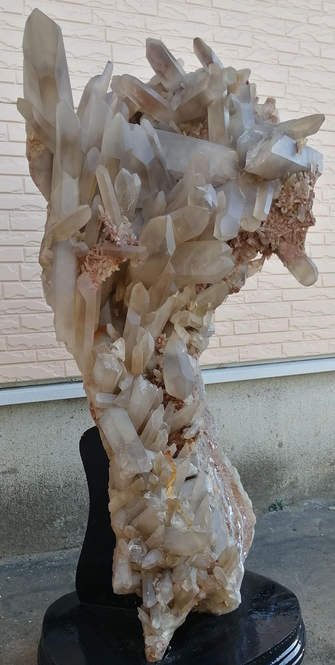 【特大!!!】　水晶クラスター　【32.8kg】