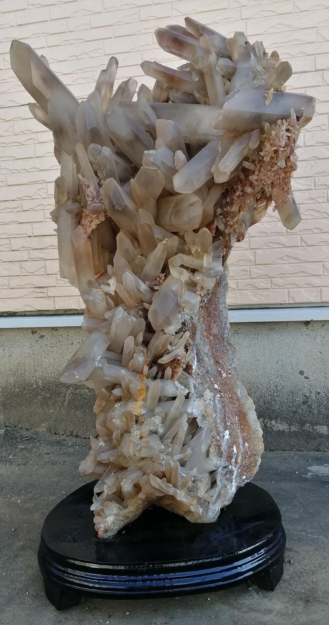 【特大!!!】　水晶クラスター　【32.8kg】