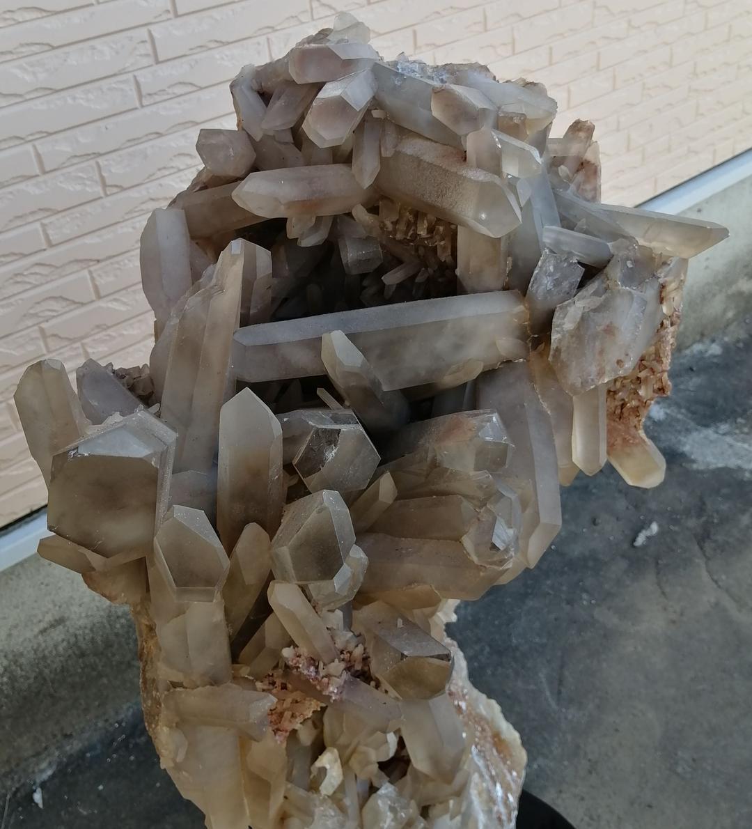 【特大!!!】　水晶クラスター　【32.8kg】