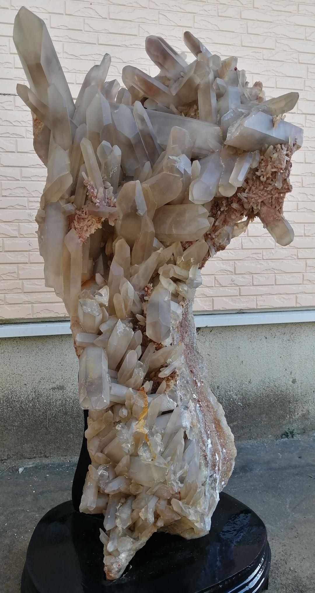 【特大!!!】　水晶クラスター　【32.8kg】