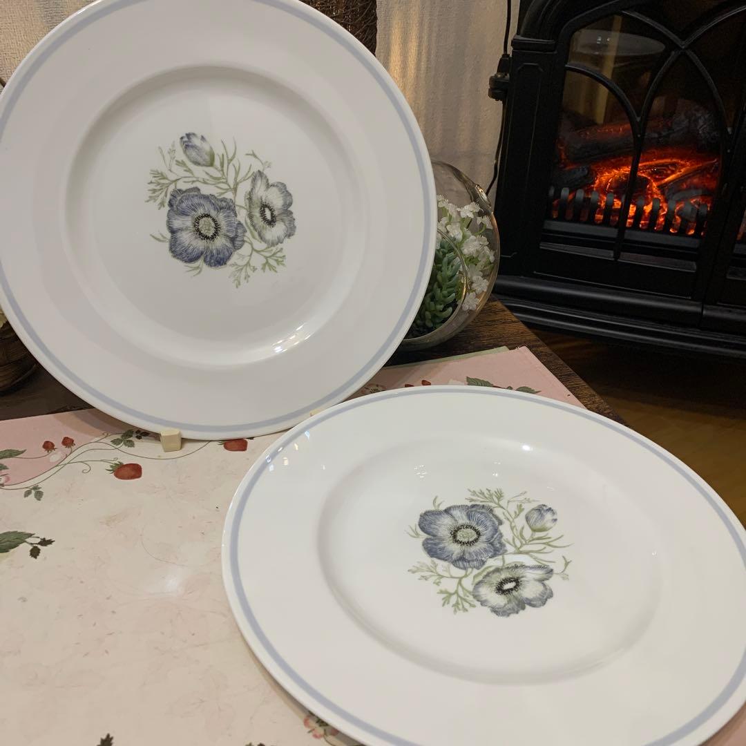 ウェッジウッド グレンミスト　スージークーパー　27cmディナープレート　6枚