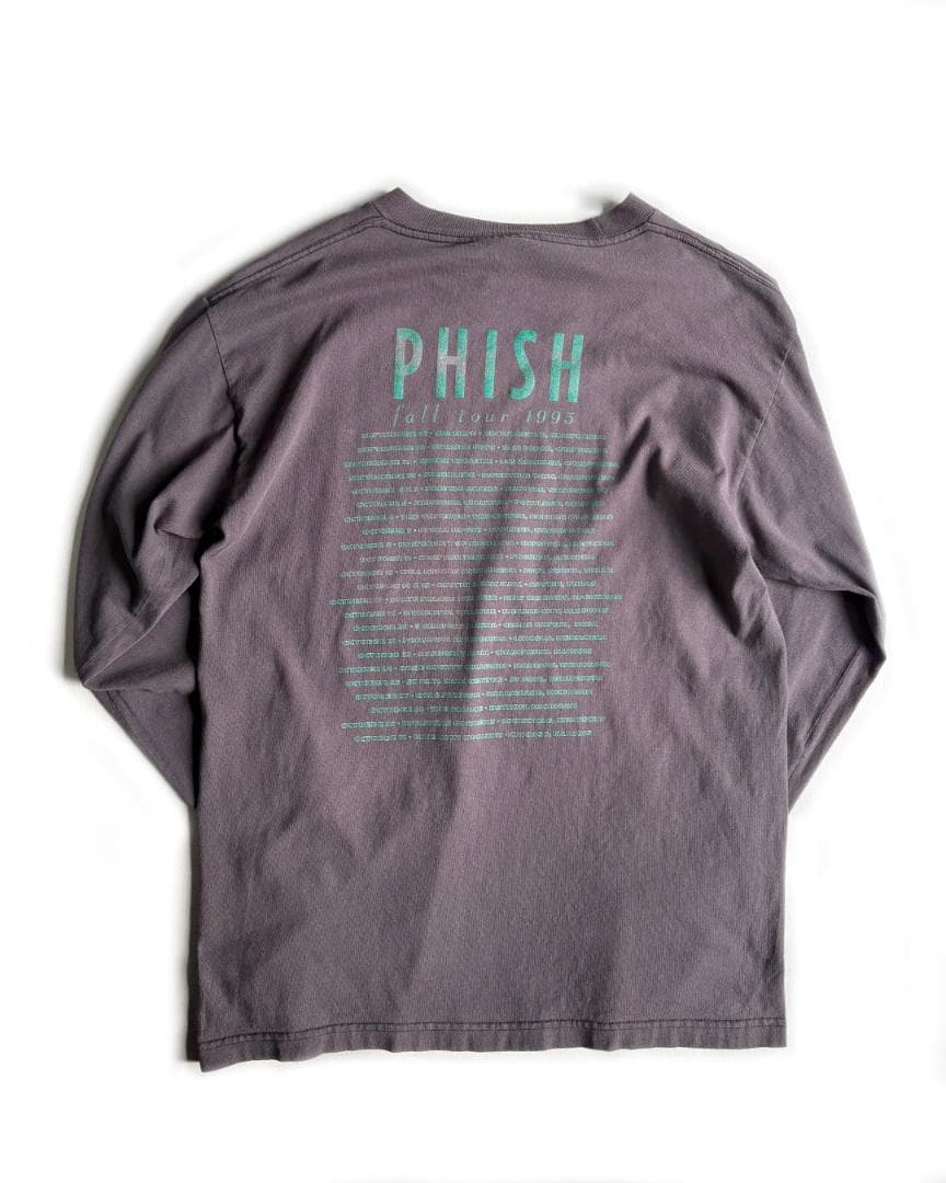 90's \" phish \" ツアー バンド 長袖　Tシャツ