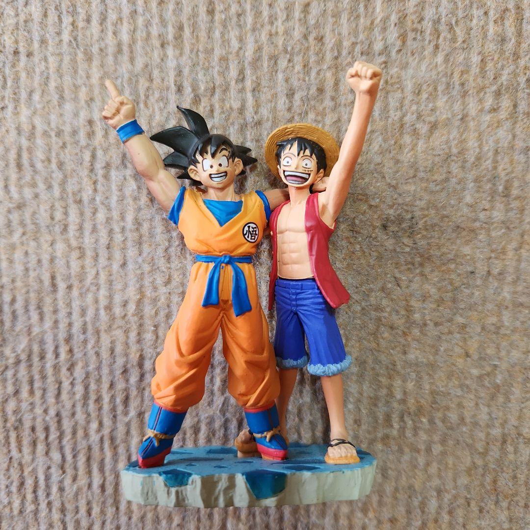 ドラゴンボール ワンピースコラボ 悟空&ルフィ フィギュア 悟空&ルフィ