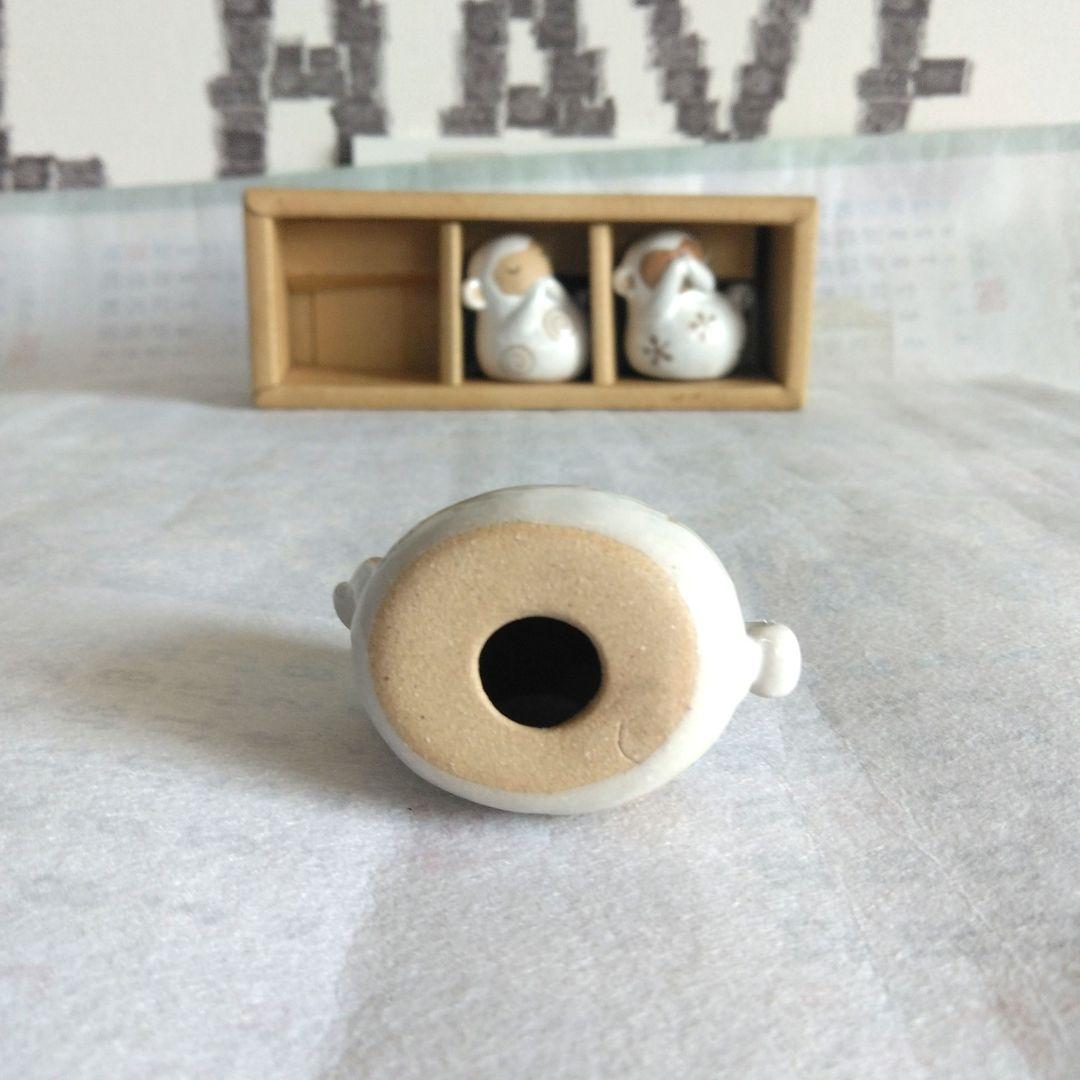 ナガヤ　三猿　見ざる聞かざる言わざる　箸置き