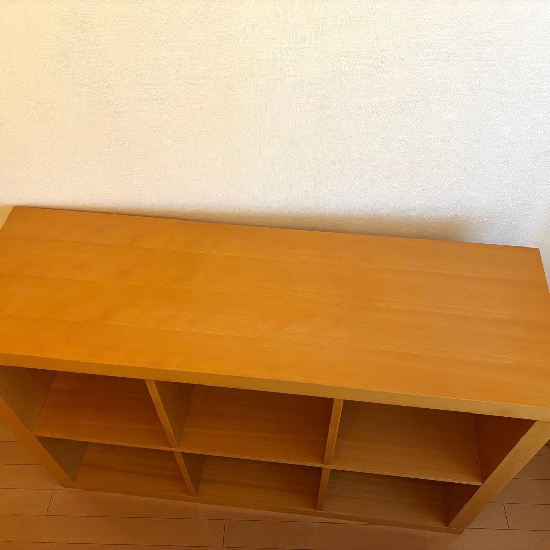 無印良品　MUJI 木製オープンシェルフ 2段