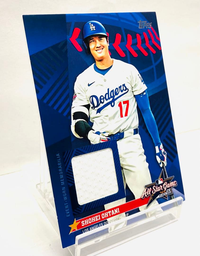 2025 大谷翔平 Topps オールスター Stitches 実使用ジャージ - メルカリ