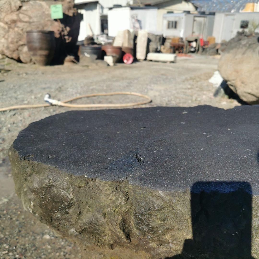 浅間　溶岩石　台石　155キロ　庭石　石　鑑賞石　庭　坪庭　ガーデニング