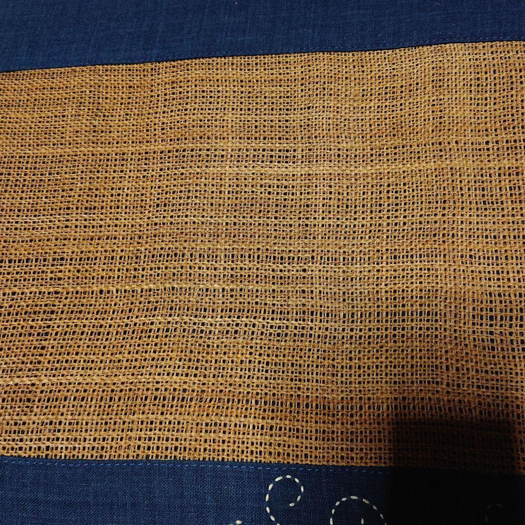 古代織品織しな布テーブルセンター小品２枚未使用品☆