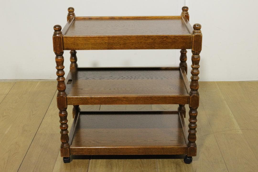 み*こ様 三越★３段ワゴン★木製家具★引き出し★トレー★