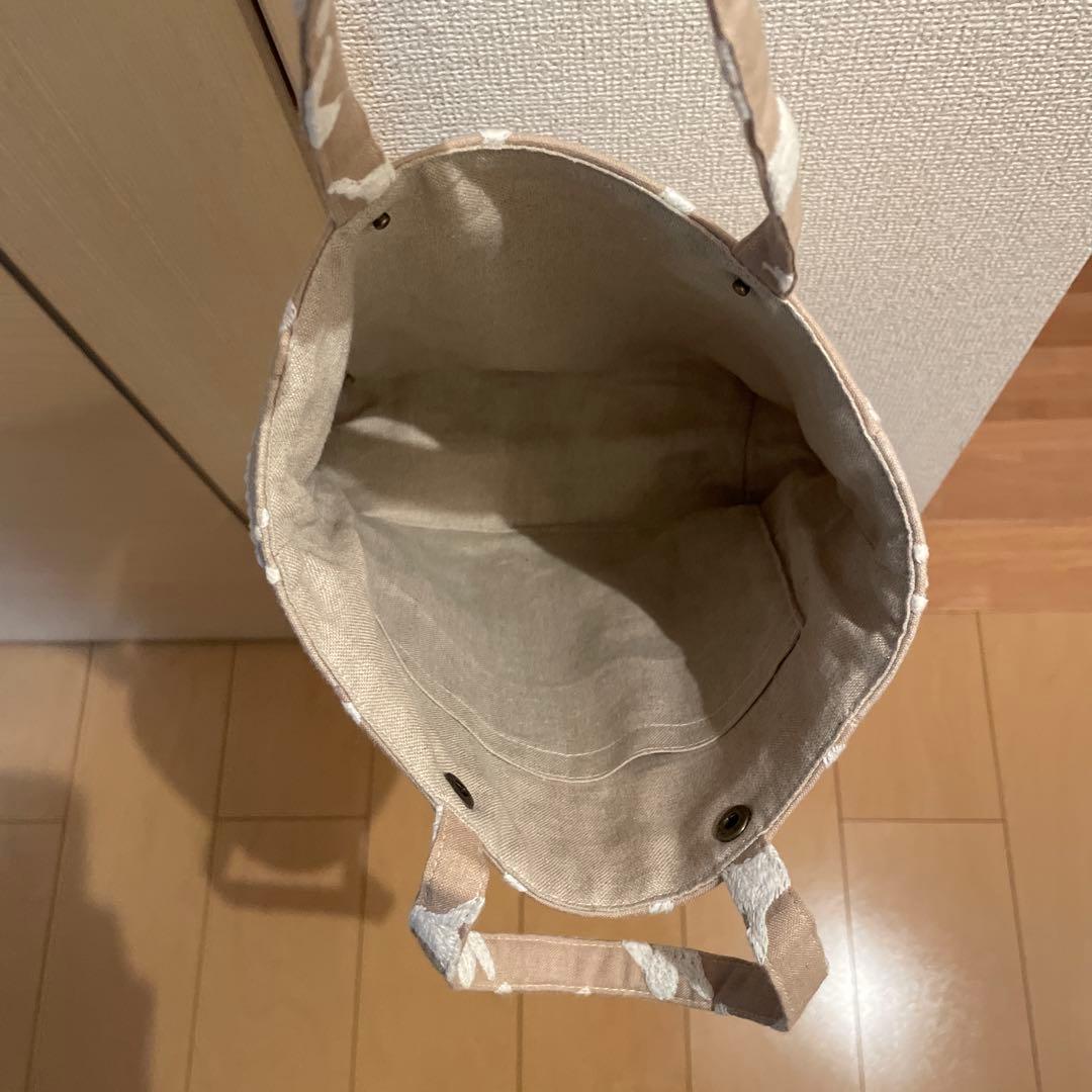 ミナペルホネン　ハンドメイド　ミニトート　runrunrun