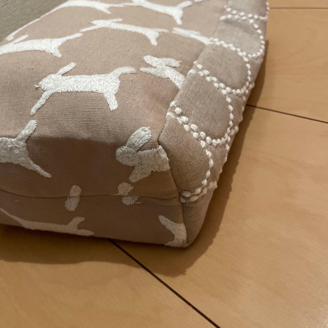 ミナペルホネン　ハンドメイド　ミニトート　runrunrun