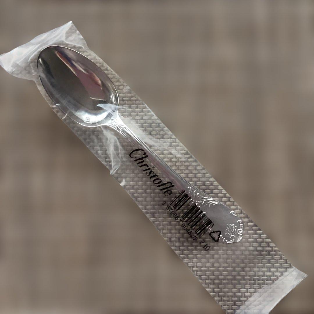 《CHRISTOFLE MARLY》シルバーコーティングティースプーン6本