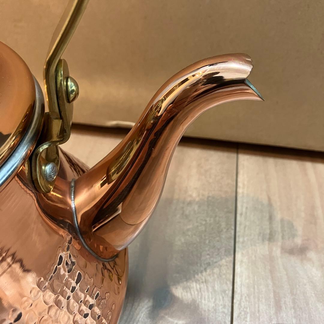 未使用 島本製作所 SS 銅製 やかん ケトル