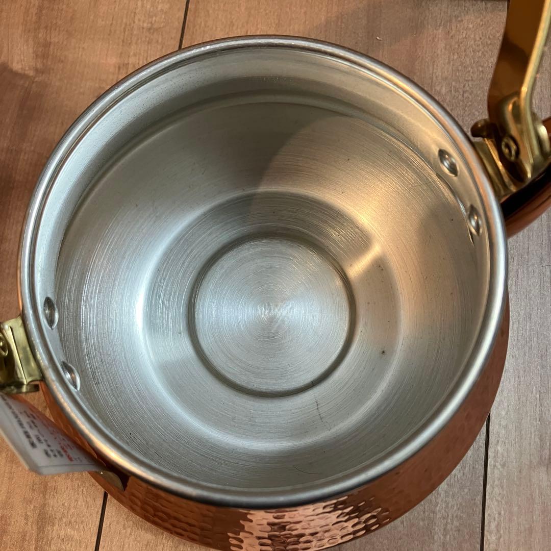 未使用 島本製作所 SS 銅製 やかん ケトル