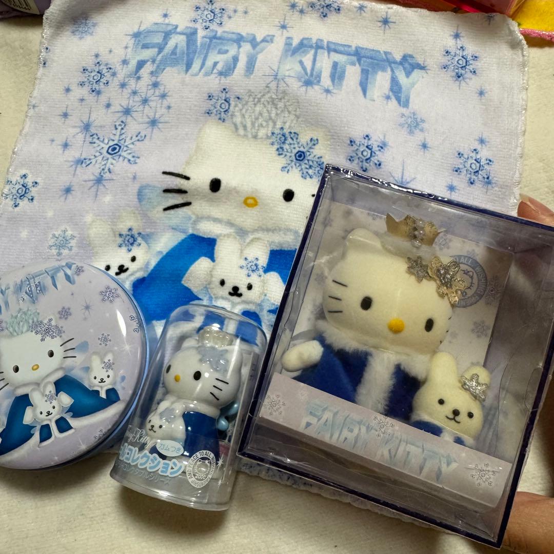 サンリオ　ドールコレクション　フェアリーキティ マスコット ハンカチ 小物入れ