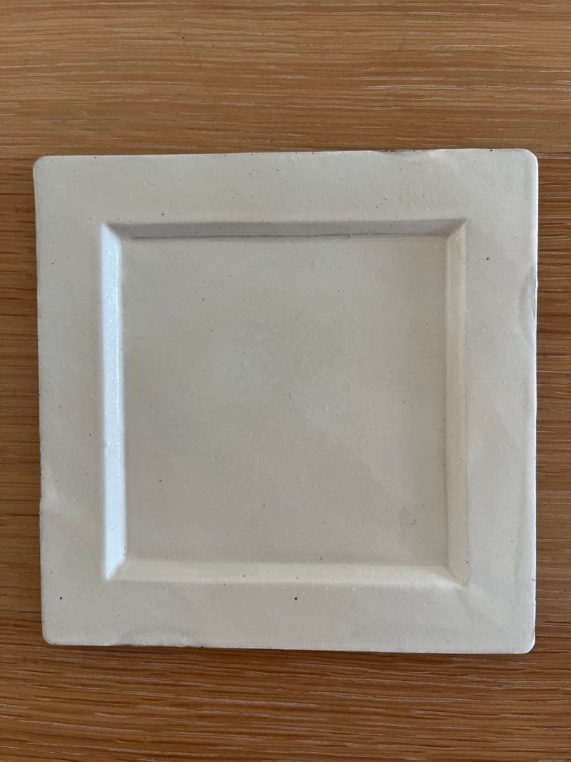 桑原哲夫　四角皿　大小2枚セット
