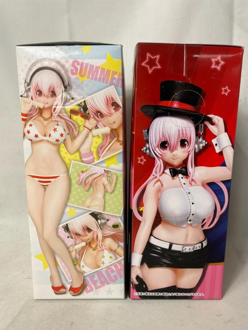 ◆SUPER SONICO すーぱーそに子 ２点セットフィギュア　08195