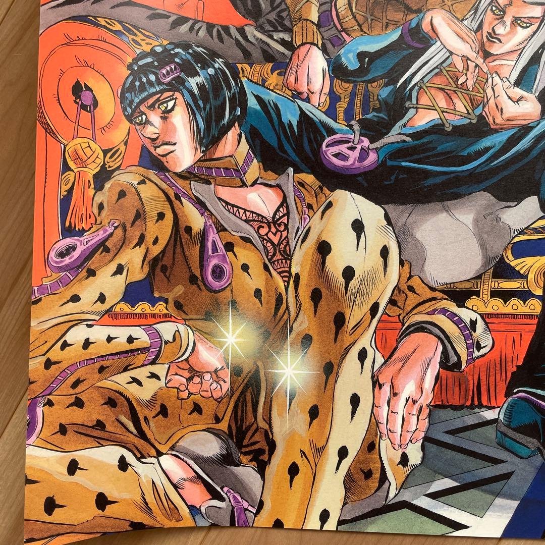 荒木飛呂彦原画展 ジョジョ展 B2ポスター 第5部 ジョジョの奇妙な冒険