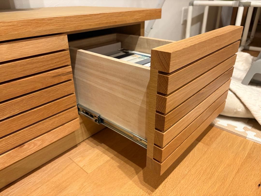 アリゾナ200オーク　木製テレビローボード ナチュラルウッド