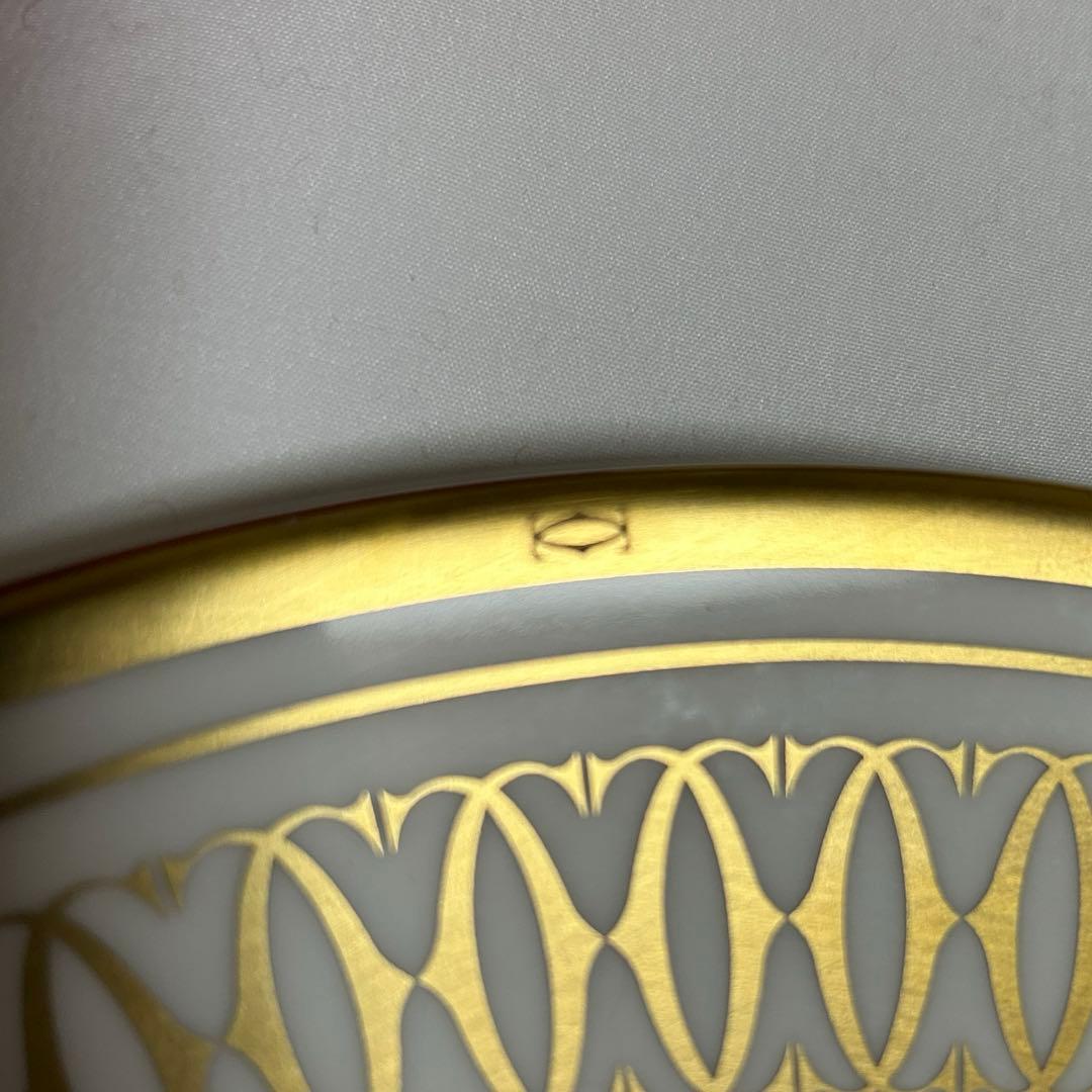 お値下げ【カルティエ】金彩ディナー皿　27センチ5枚セット　発送平日のみ