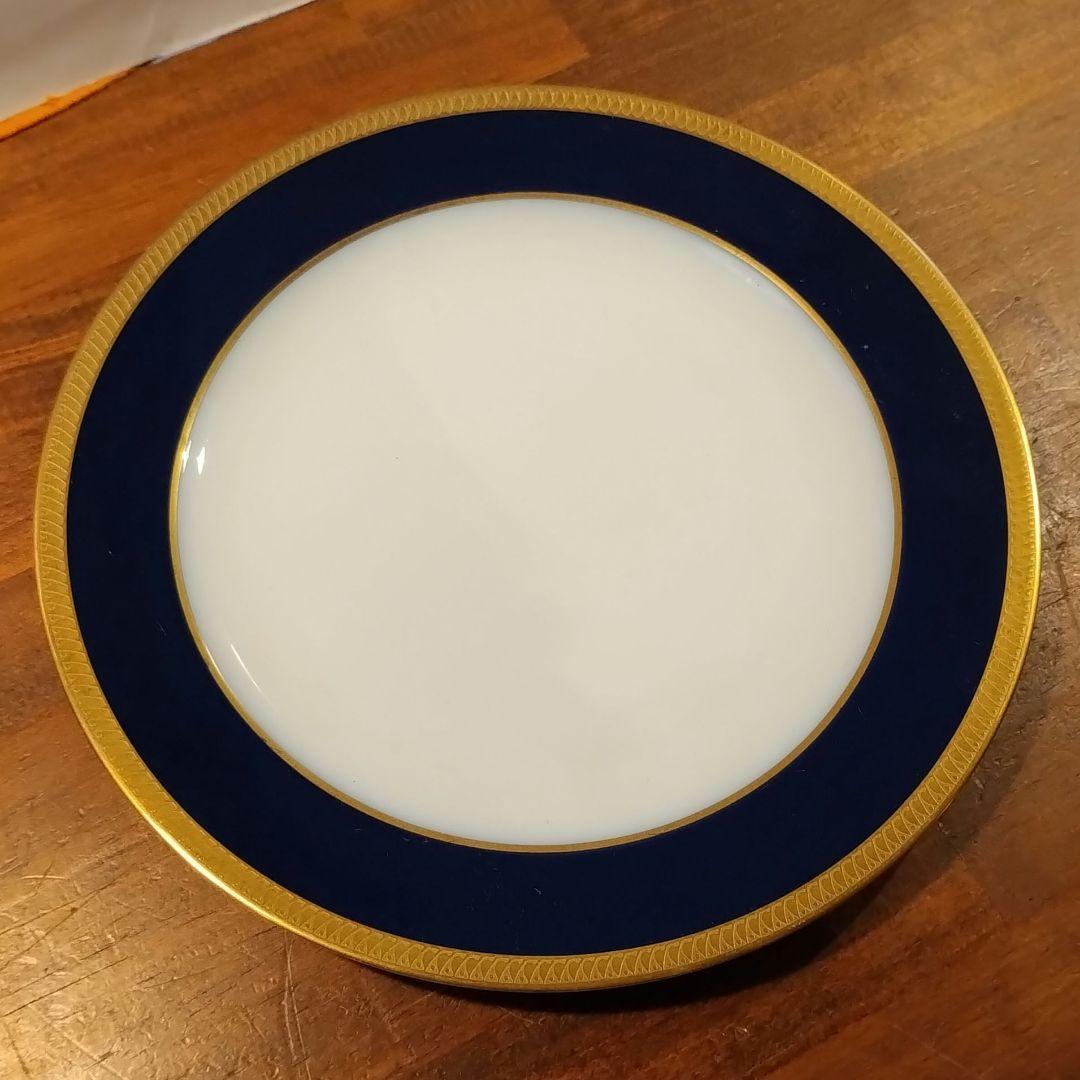 大倉陶園　瑠璃　エンボス 皿　プレート　約25.8cm 6枚