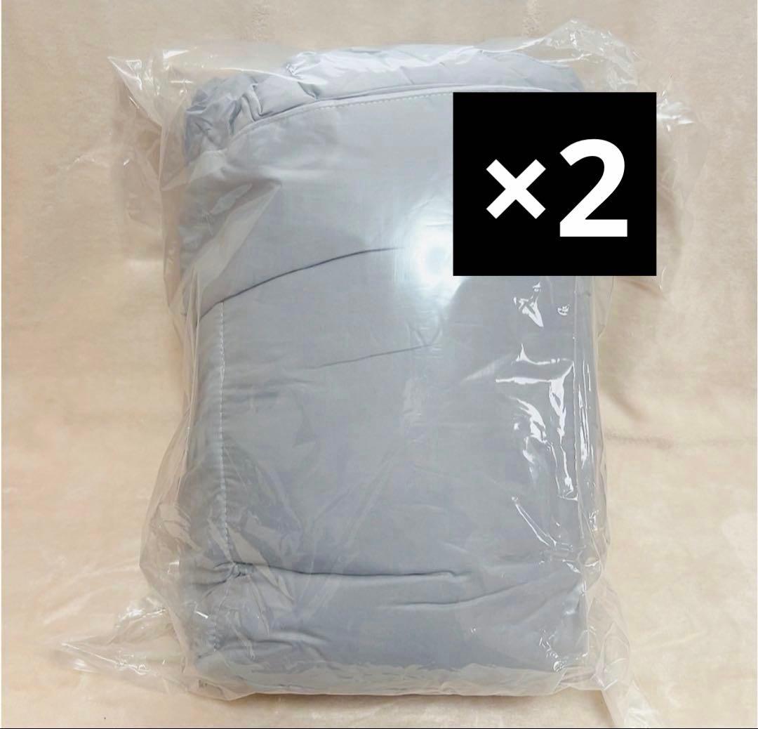 94. 人工羽毛布団　2枚セット　掛け布団 シングル 超軽量 洗える 抗菌防臭