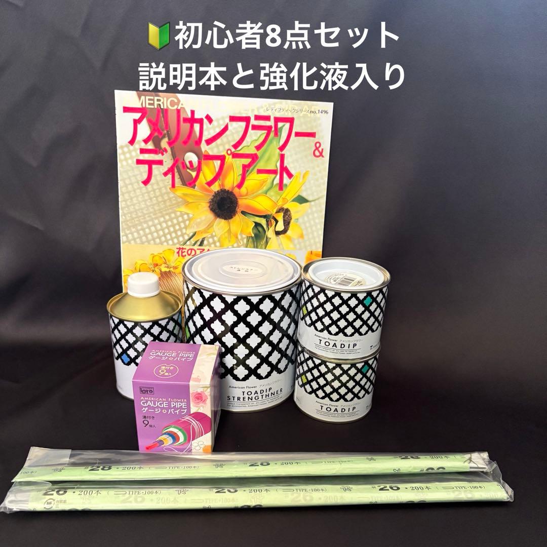 ディップアート初心者セット【説明本と補強材料セット】