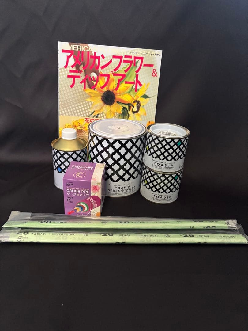 ディップアート初心者セット【説明本と補強材料セット】