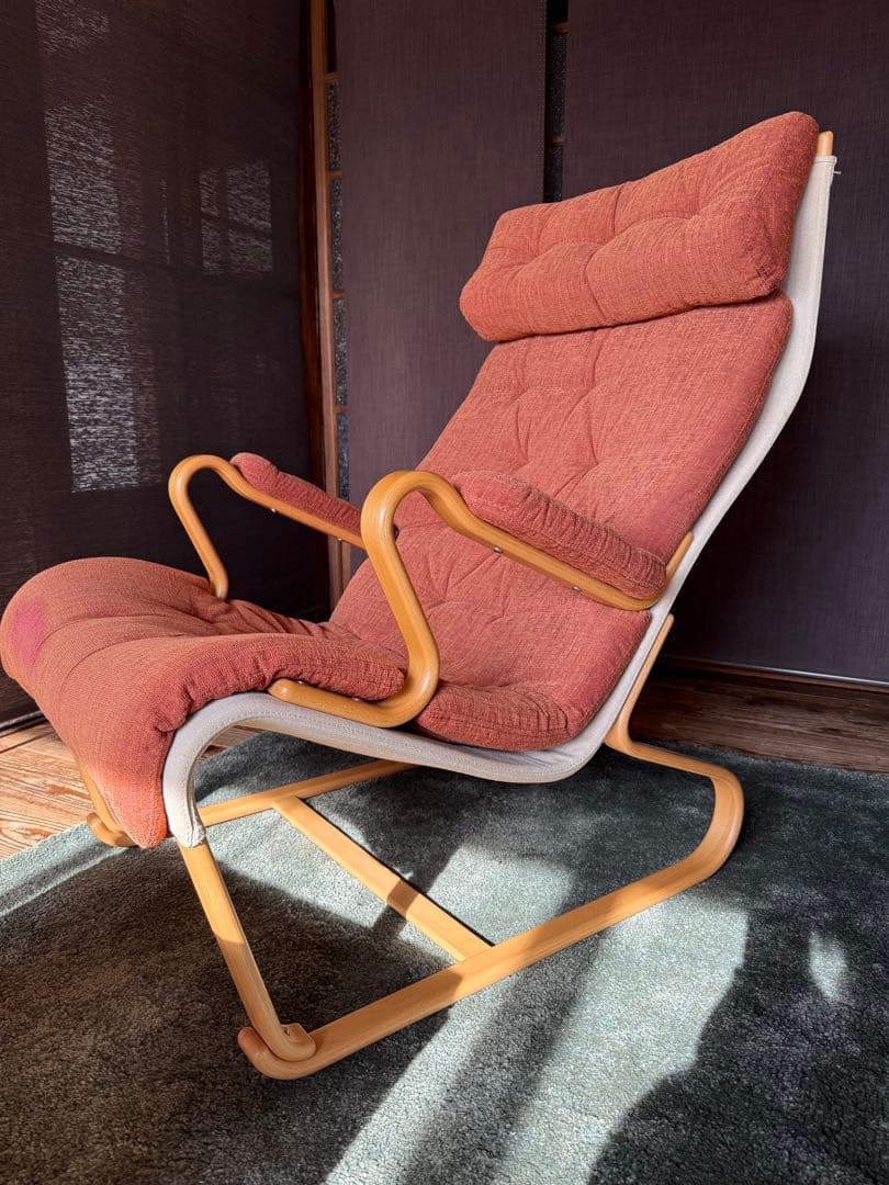 天童木工　BRUNO MATHSSON 1人掛け (オットマン別)