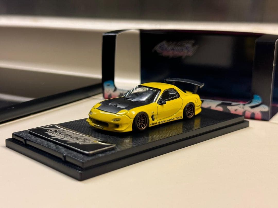 1/64 改 Vertex RX-7 FD3S RAYS CE28 風 関村