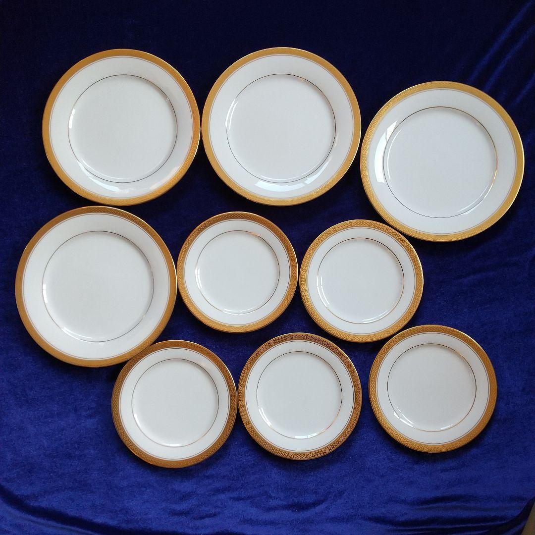 未使用 9枚 ノリタケ GOLD RlDGE 大皿 4枚 中皿 5枚 - メルカリ
