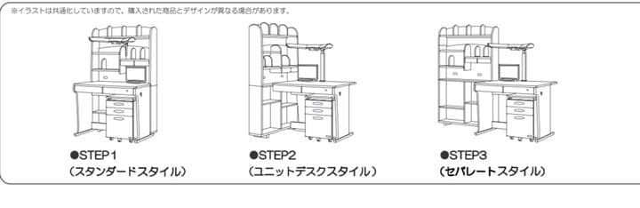 コイズミ 学習机 勉強机