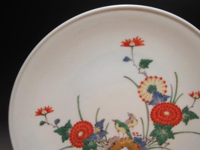 ☆ 14代柿右衛門 錦花鳥文皿 目をひく一品です☆y435 - メルカリ
