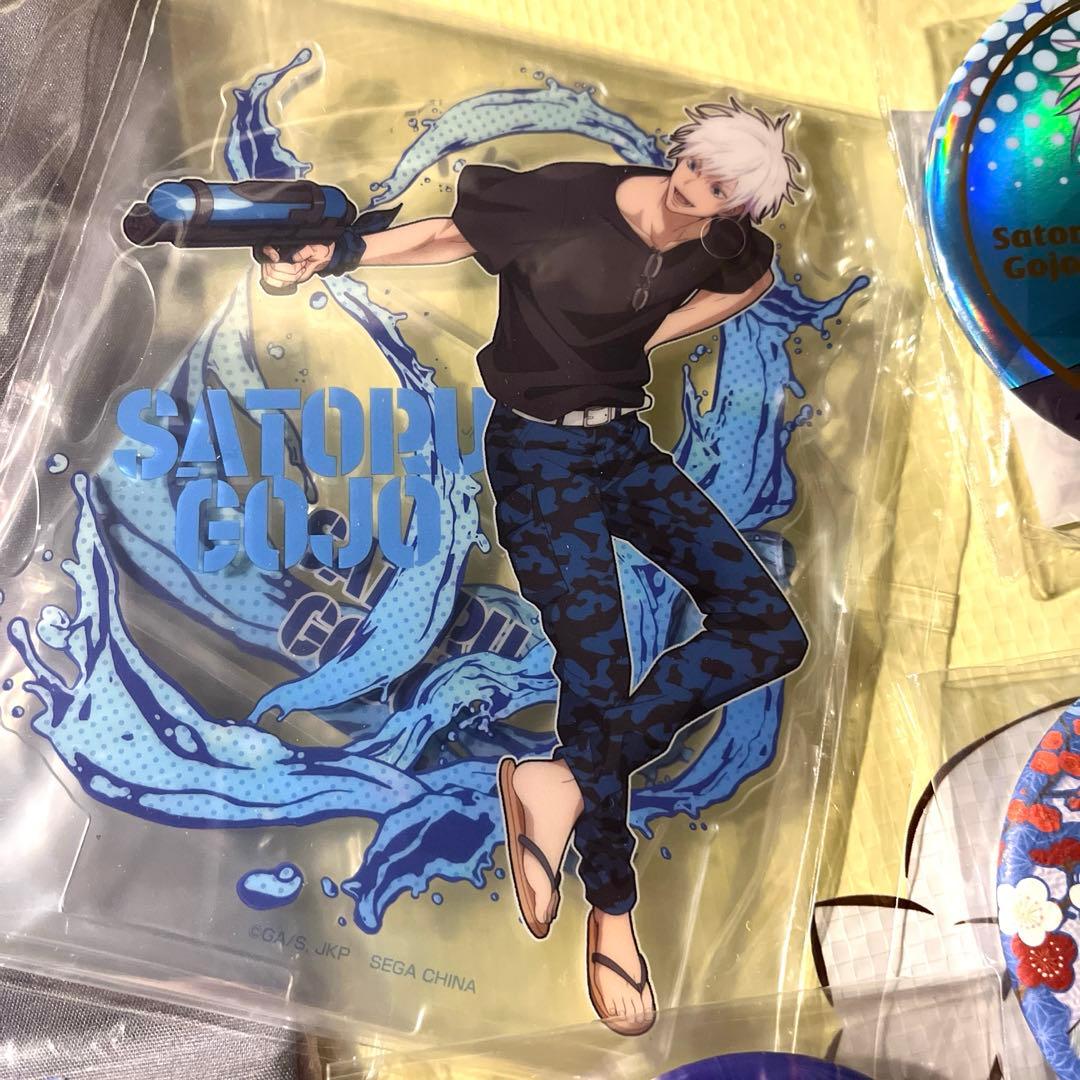 呪術廻戦 五条悟 まとめ売り 缶バッジ ファンパレ ファミマ セガ