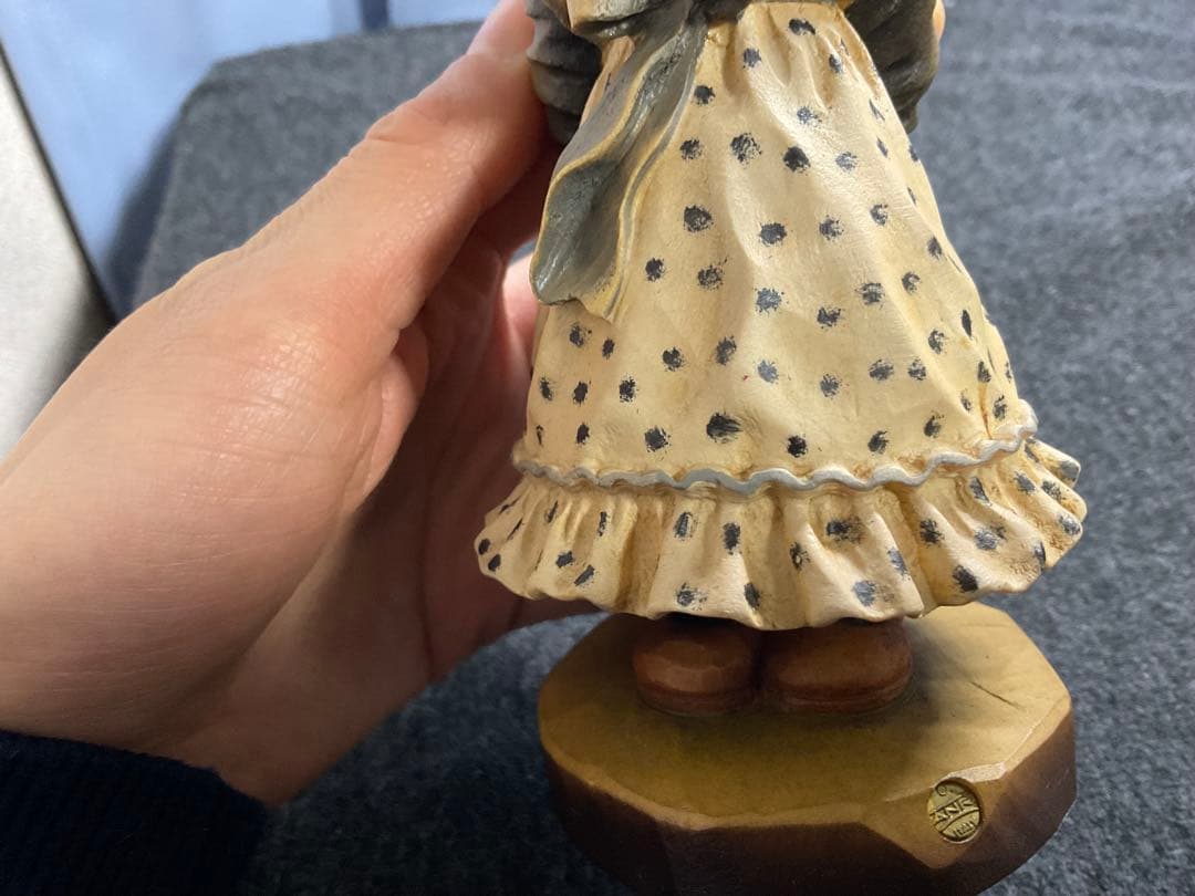 【限定1000体】アンリ（ANRI）/Sarah Kay（サラ・ケイ）木彫り人形